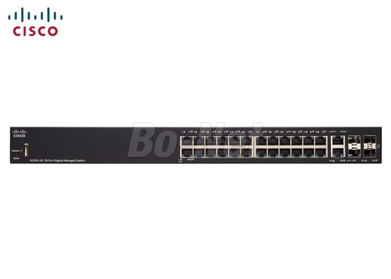Original Cisco Gigabit Ethernet Switch 28 Port Managed Small Business SG350-28-K9-CN