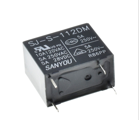 SANYOU Electronic Components SJ-S-105DM SJ-S-112DM SJ-S-124DM 4pins Normally Open Rrelay